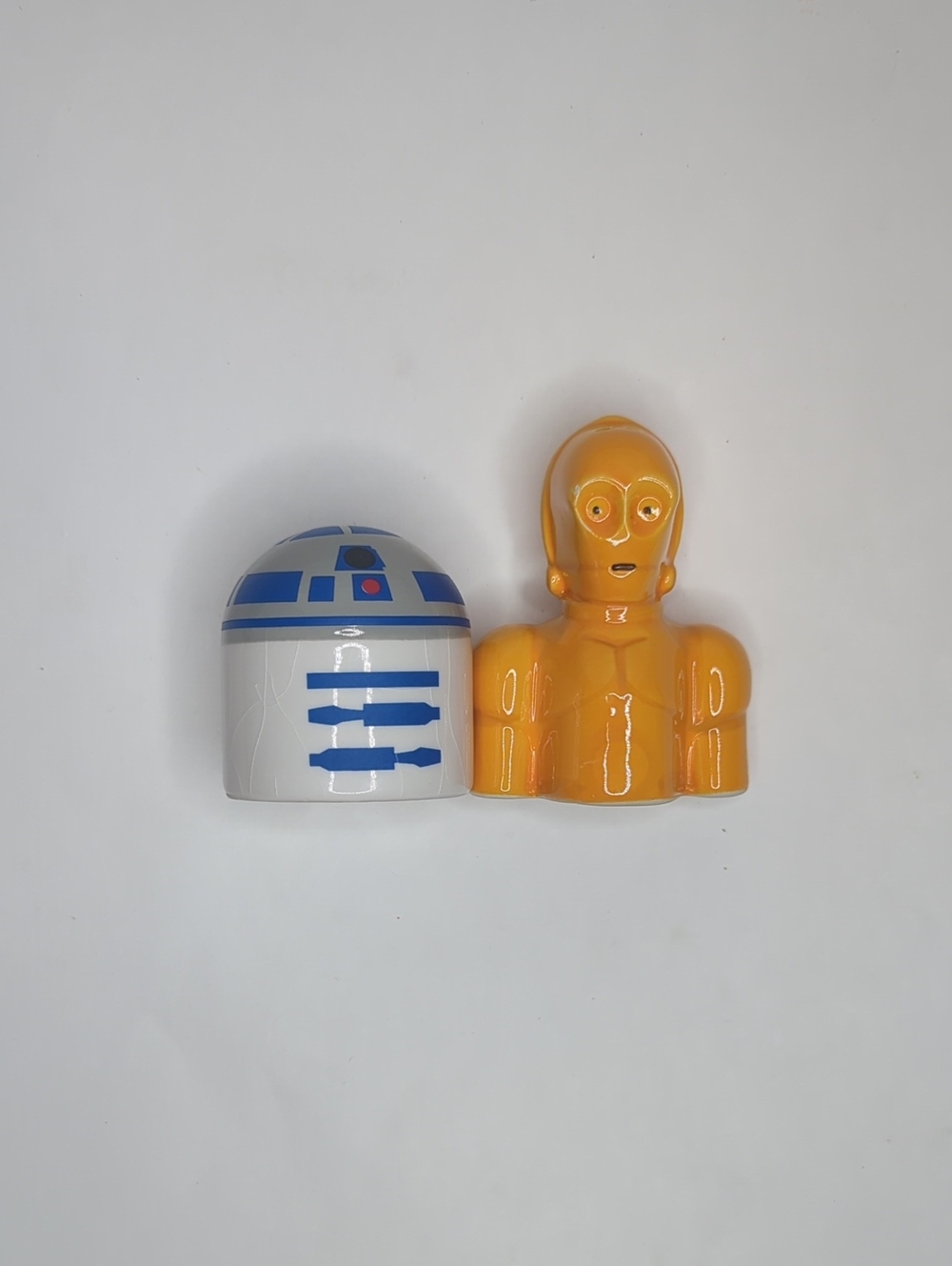 Star Wars C-3PO And R2D2 Salt And Pepper Shakers Ceramic